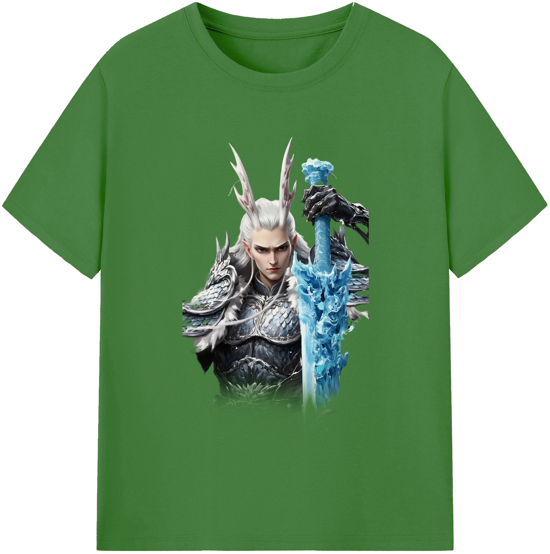 （画像用） Ne Zha 2 ナタ 魔童の大暴れ レディースカジュアルプリントTシャツ（綿100％）